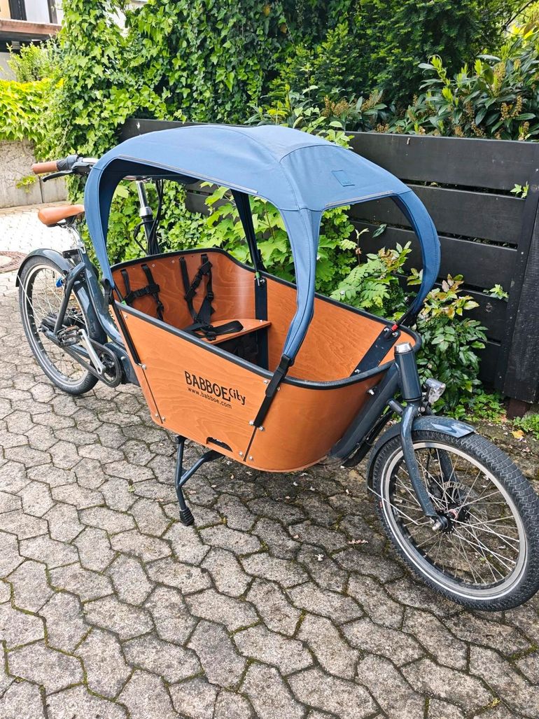 Used Babboe Babboe City Bike Lastenrad E-Bike Cargo Fahrrad Kinder Baby 4kwh Urban — image 8 of 12