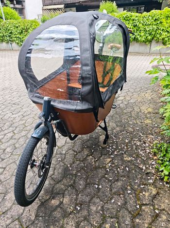 Used Babboe Babboe City Bike Lastenrad E-Bike Cargo Fahrrad Kinder Baby 4kwh Urban — image 2 of 12