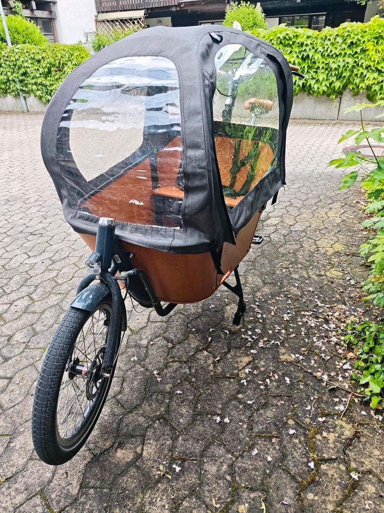 Used Babboe Babboe City Bike Lastenrad E-Bike Cargo Fahrrad Kinder Baby 4kwh Urban — image 2 of 12