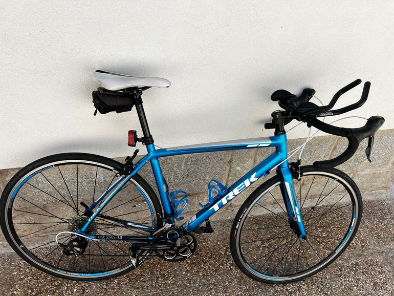 Used Trek 1.2 H2 Compact 2014 2014 Road & Gravel, Blau — image 1 of 3