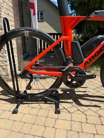 Used Argon 18 E-117 Tri Disc Shimano 105 Di2 Flaming Red S 2025 Road & Gravel, Red — image 2 of 5