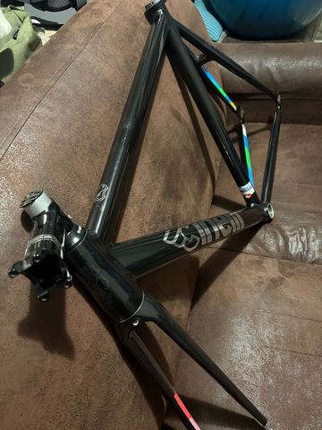 Used Cinelli Mash Frameset 2015 Road & Gravel, Blue — image 2 of 31