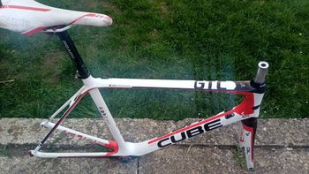 Used CUBE Cube Agree GTC Race (Carbon) Frameset 2012 Road & Gravel, White — image 5 of 9