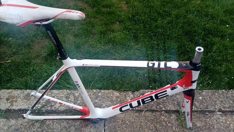 Used CUBE Cube Agree GTC Race (Carbon) Frameset 2012 Road & Gravel, White — image 5 of 9