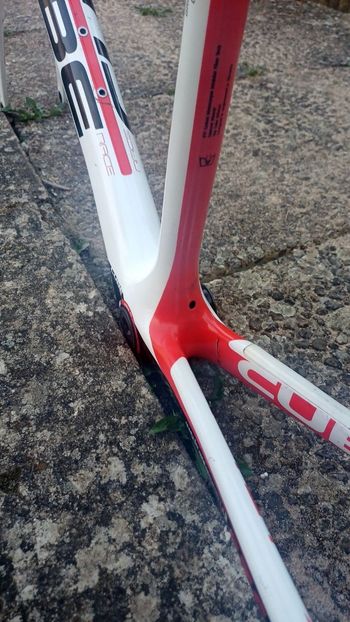 Used CUBE Cube Agree GTC Race (Carbon) Frameset 2012 Road & Gravel, White — image 8 of 9