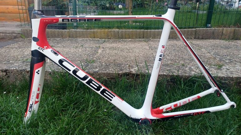 Used CUBE Cube Agree GTC Race (Carbon) Frameset 2012 Road & Gravel, White — image 7 of 9