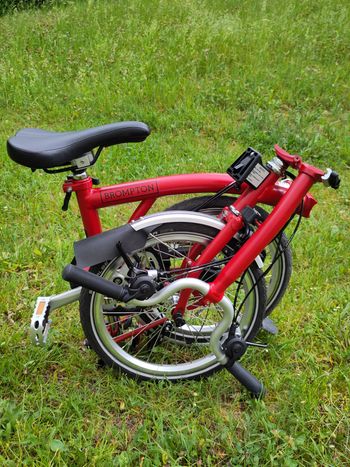 Used Brompton M6L 2020 2020 Urban, Red — image 10 of 12