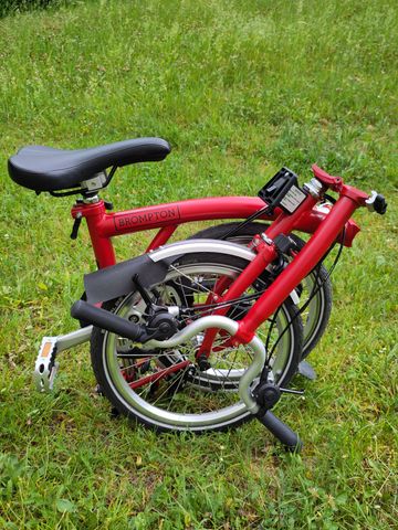 Used Brompton M6L 2020 2020 Urban, Red — image 10 of 12