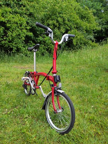 Used Brompton M6L 2020 2020 Urban, Red — image 3 of 12