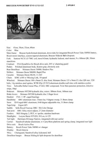Used Breezer Breezer Powertrip Evo 1.5 LE 2020 Road & Gravel — image 27 of 28