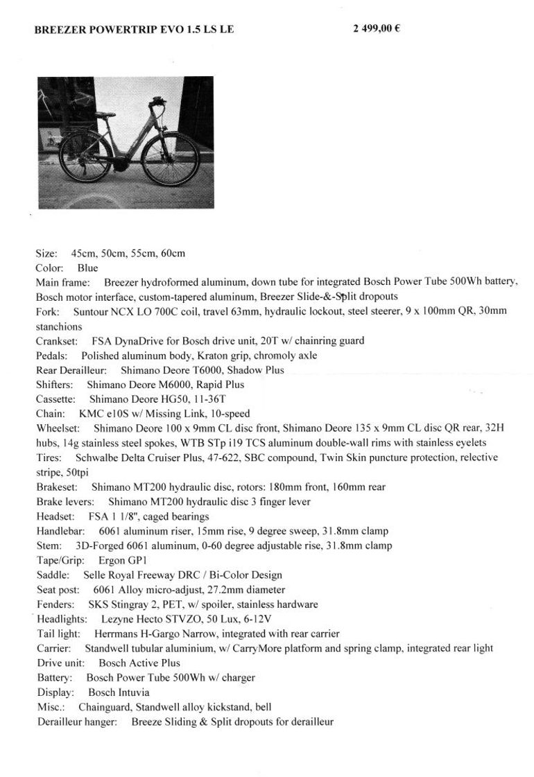 Used Breezer Breezer Powertrip Evo 1.5 LE 2020 Road & Gravel — image 27 of 28