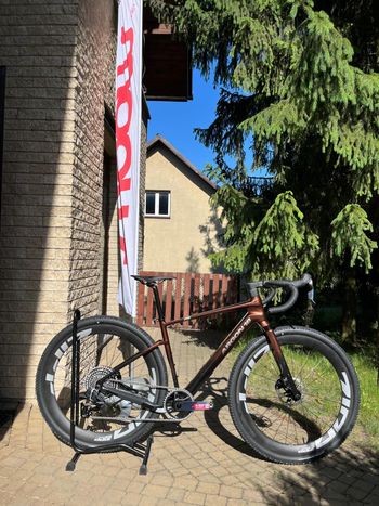 Used Argon 18 Dark Matter Sram Force AXS XPLR Zipp 303 S Root Beer 2025 Road & Gravel