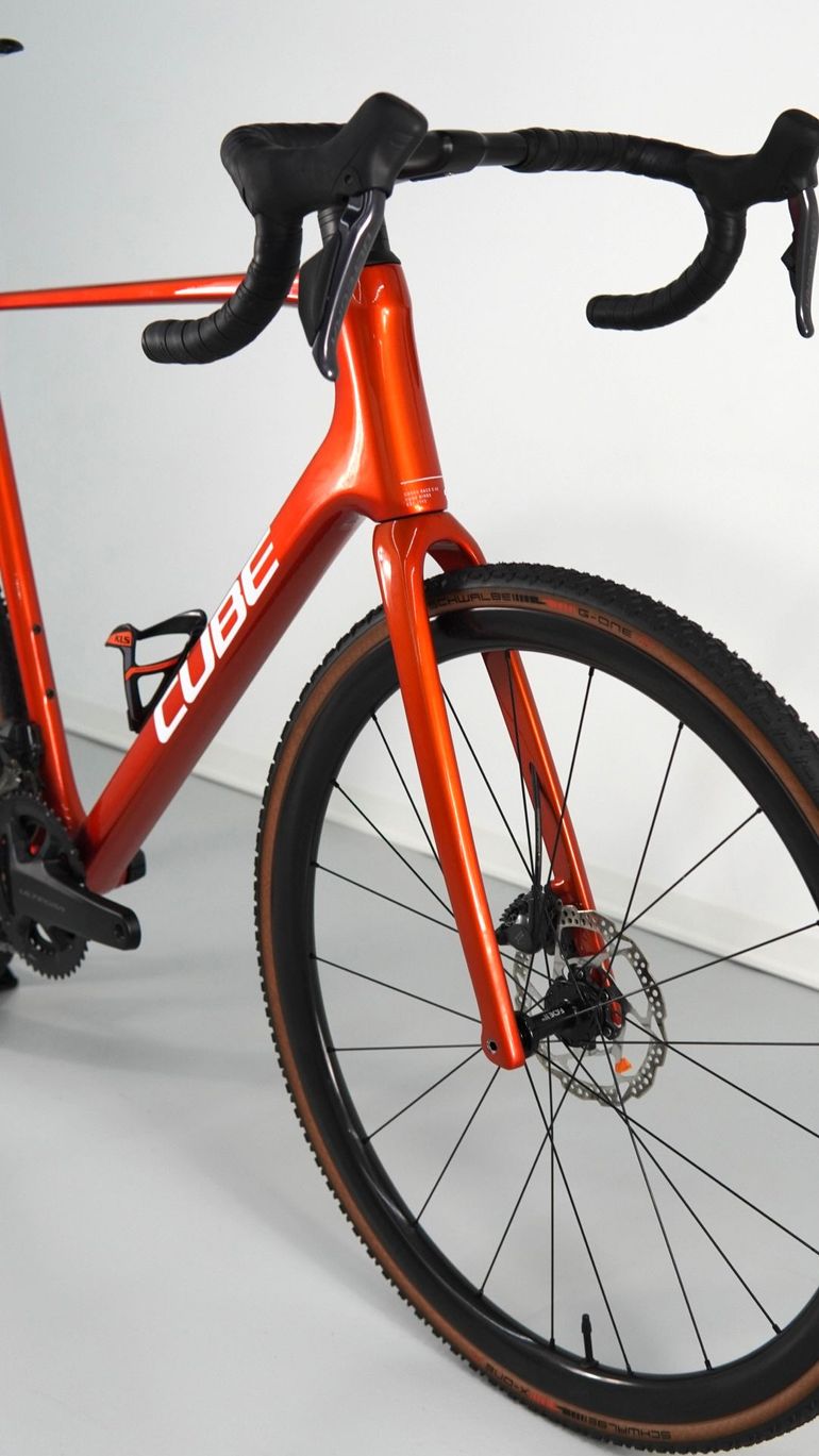 Used CUBE CROSS RACE C:62, SLX 2025 2025 Road & Gravel, Orange — image 8 of 19