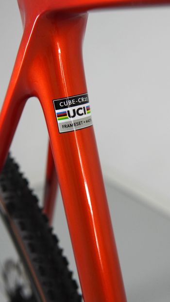 Used CUBE CROSS RACE C:62, SLX 2025 2025 Road & Gravel, Orange — image 4 of 19