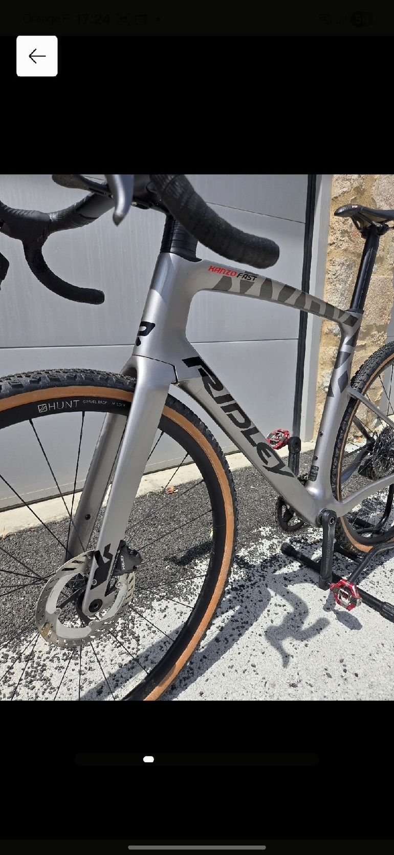 Used Ridley Kanzo Fast - Frameset 2021 2021 Road & Gravel, Light Gray — image 6 of 6