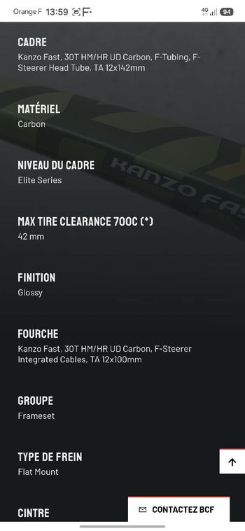Ridley Kanzo Shimano GRX 2022 Road & Gravel d'occasion — image 28 sur 32
