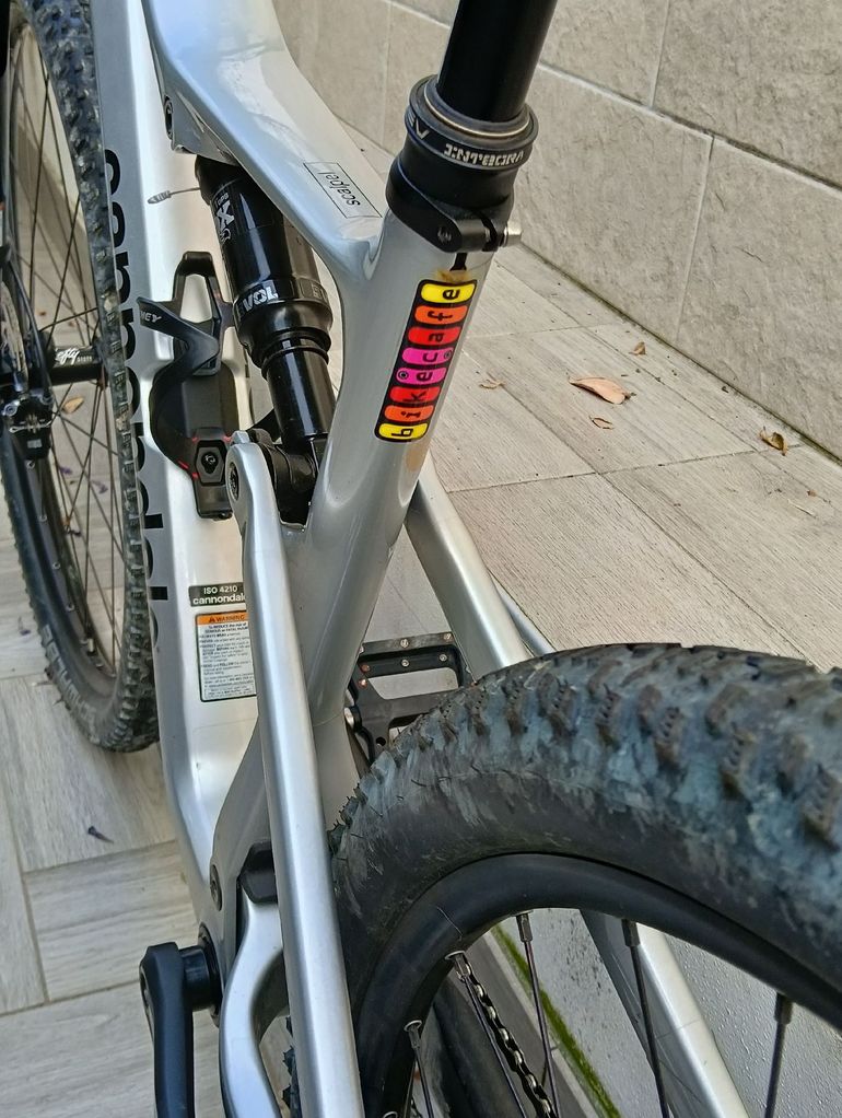 Used Cannondale Scalpel Carbon 3 2023 2023 Mountainbike, Light Gray, 29 — image 4 of 5