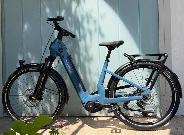 Used Cannondale Tesoro Shimano CUES Di2 2025 Mountainbike, Blue — image 2 of 24