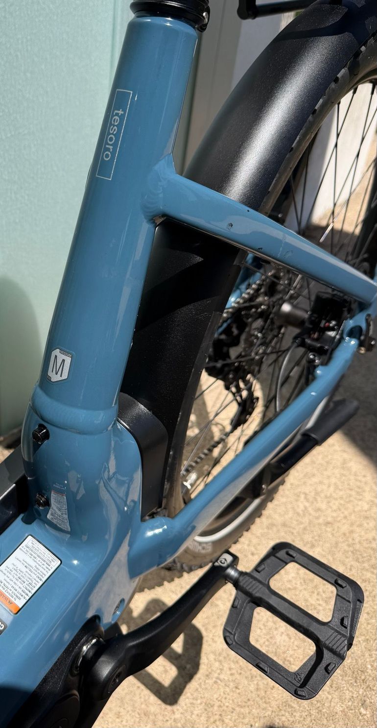 Used Cannondale Tesoro Shimano CUES Di2 2025 Mountainbike, Blue — image 8 of 24