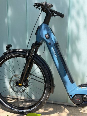 Used Cannondale Tesoro Shimano CUES Di2 2025 Mountainbike, Blue — image 4 of 24