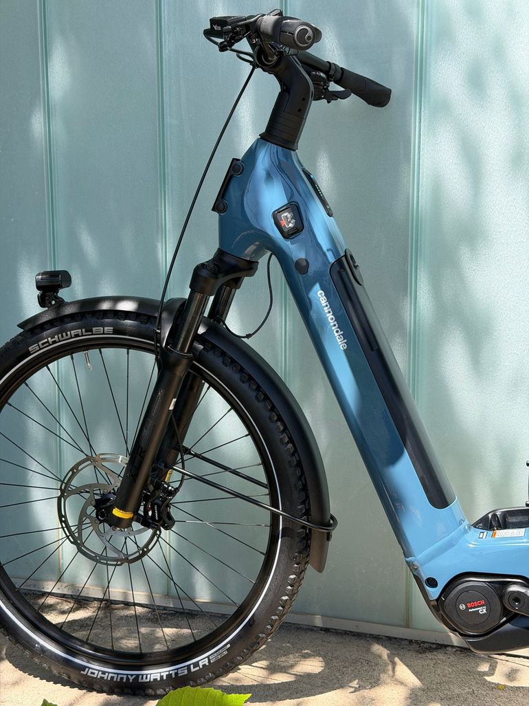 Used Cannondale Tesoro Shimano CUES Di2 2025 Mountainbike, Blue — image 4 of 24