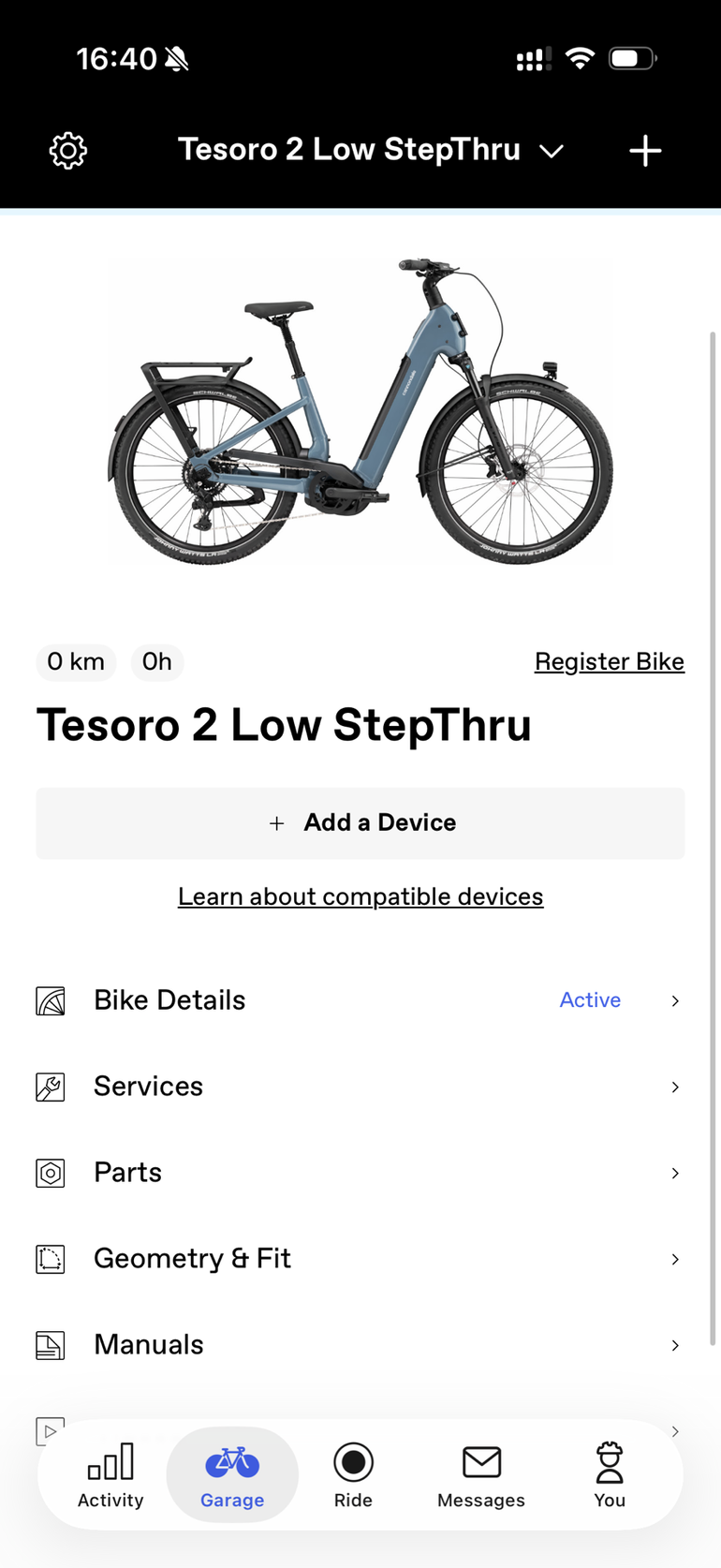 Used Cannondale Tesoro Shimano CUES Di2 2025 Mountainbike, Blue — image 24 of 24