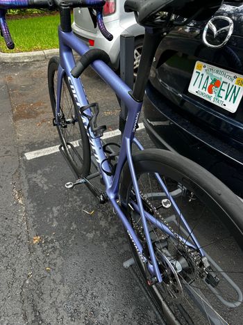 Used Specialized Tarmac SL8 Expert 2024 2024 Road & Gravel, Purple — image 6 of 10