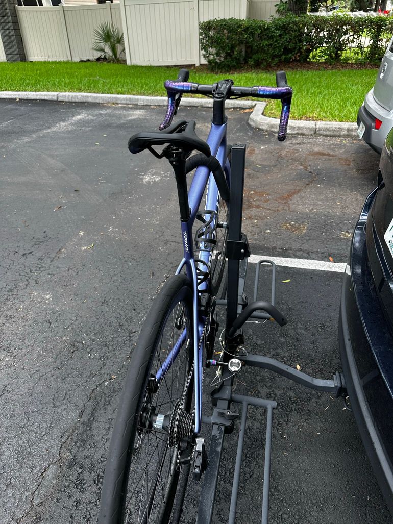 Used Specialized Tarmac SL8 Expert 2024 2024 Road & Gravel, Purple — image 2 of 10