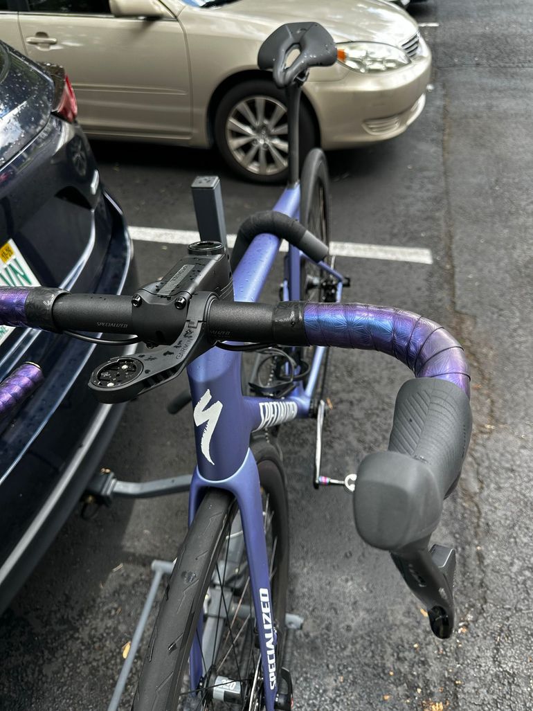 Used Specialized Tarmac SL8 Expert 2024 2024 Road & Gravel, Purple — image 7 of 10