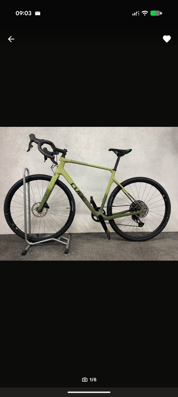 Used CUBE NUROAD C:62 SLX 2024 2024 Road & Gravel — image 6 of 6