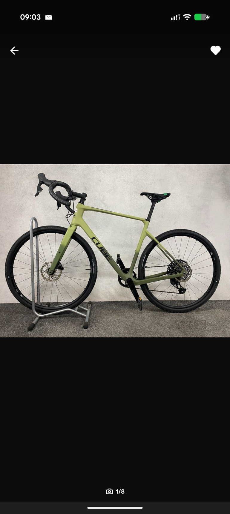 Used CUBE NUROAD C:62 SLX 2024 2024 Road & Gravel — image 6 of 6