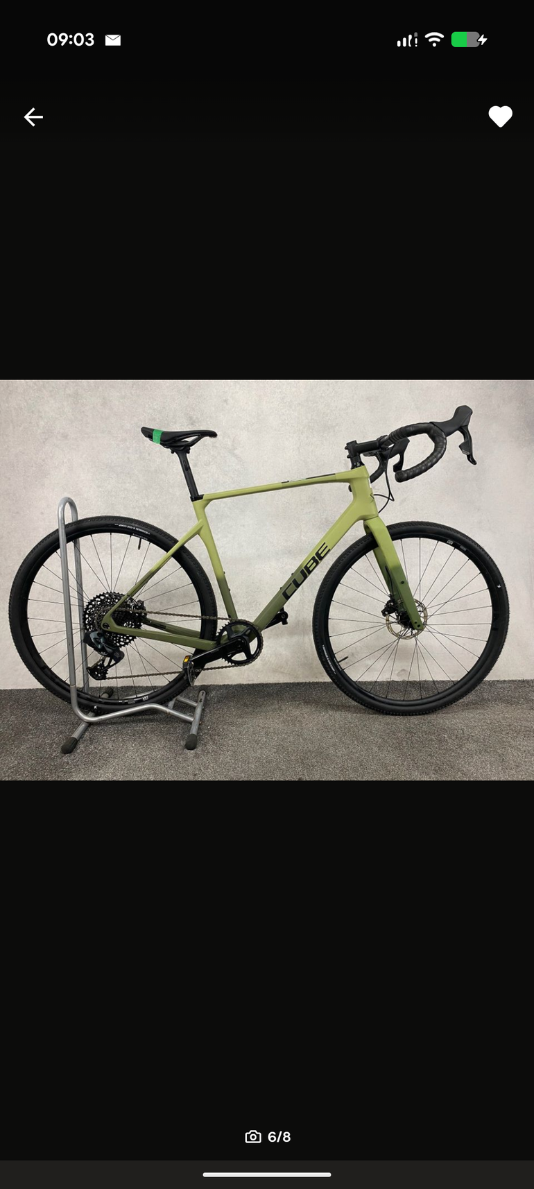 Used CUBE NUROAD C:62 SLX 2024 2024 Road & Gravel — image 5 of 6