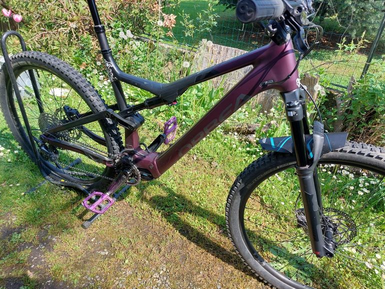 Used Orbea RISE H30 20mph 2024 2024 Mountainbike, Black, 29 — image 4 of 5