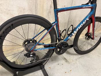 Used Specialized S-Works Tarmac SL8 FDJ - SUEZ Team Edition 2025 2025 Road & Gravel, Blue — image 2 of 9