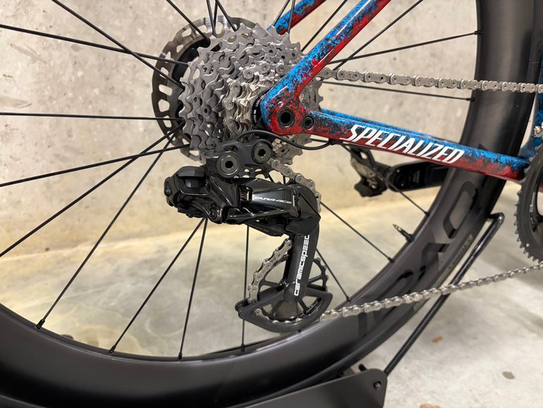 Used Specialized S-Works Tarmac SL8 FDJ - SUEZ Team Edition 2025 2025 Road & Gravel, Blue — image 5 of 9