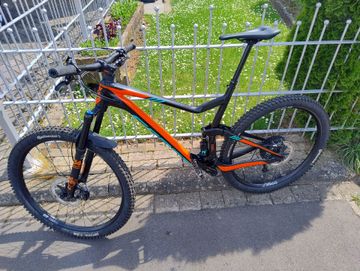 Used Scott Genius 730 2018 2018 Mountainbike, Orange, 27.5 — image 2 of 9