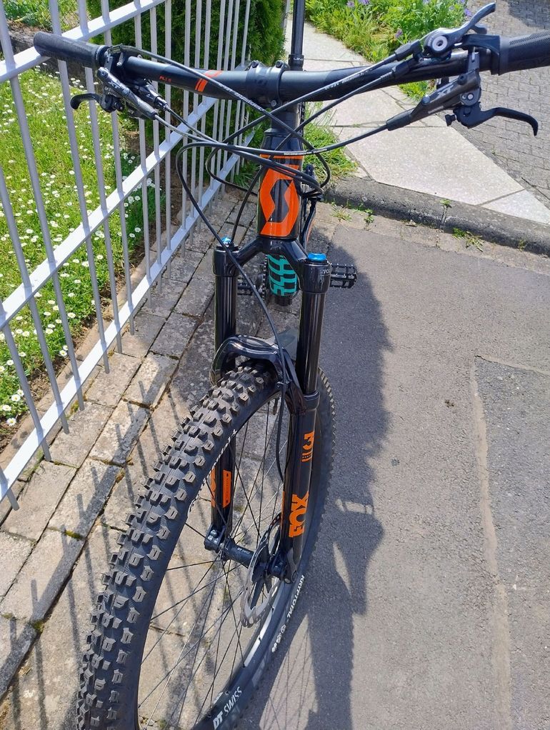Used Scott Genius 730 2018 2018 Mountainbike, Orange, 27.5 — image 9 of 9