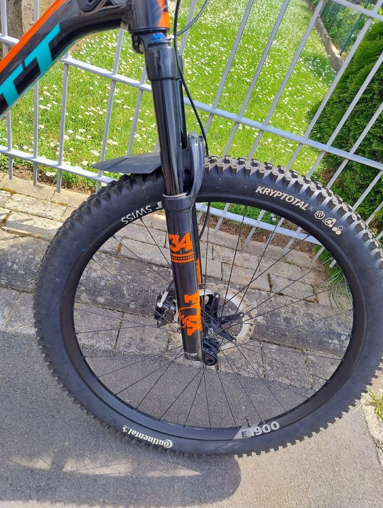 Used Scott Genius 730 2018 2018 Mountainbike, Orange, 27.5 — image 5 of 9