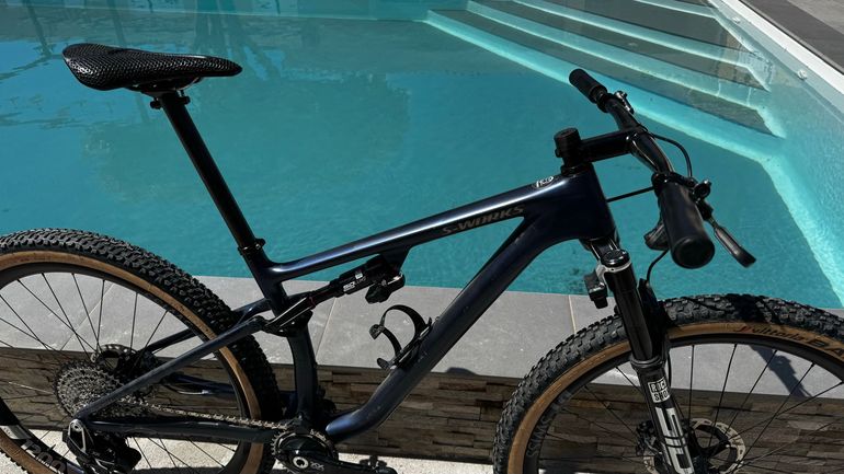 Used Specialized Epic SRAM XX SL Eagle AXS (T-Type) 2024 Mountainbike, Blue — image 3 of 6