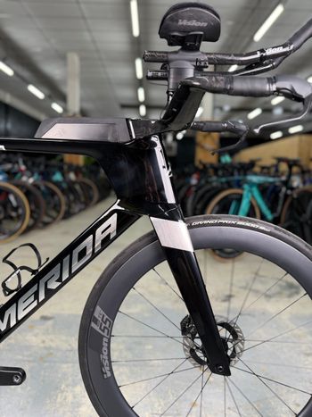 Used Merida TIME WARP TRI LIMITED 2025 2025 Road & Gravel, Black — image 6 of 15