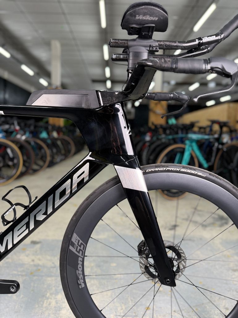 Used Merida TIME WARP TRI LIMITED 2025 2025 Road & Gravel, Black — image 6 of 15