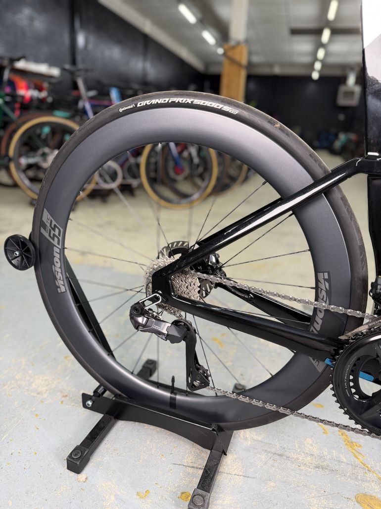Used Merida TIME WARP TRI LIMITED 2025 2025 Road & Gravel, Black — image 9 of 15