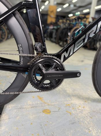 Used Merida TIME WARP TRI LIMITED 2025 2025 Road & Gravel, Black — image 10 of 15
