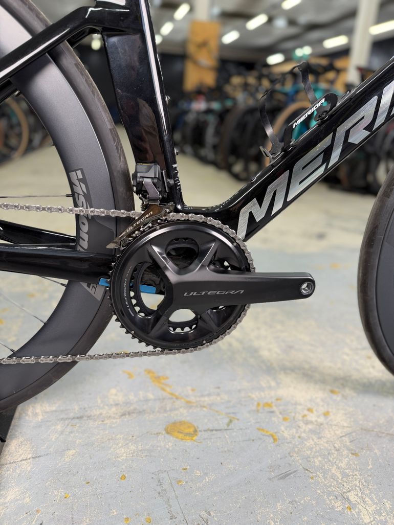 Used Merida TIME WARP TRI LIMITED 2025 2025 Road & Gravel, Black — image 10 of 15