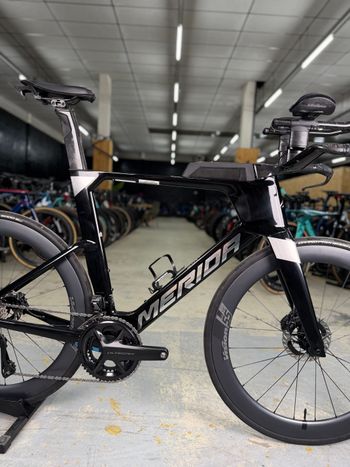 Used Merida TIME WARP TRI LIMITED 2025 2025 Road & Gravel, Black — image 11 of 15