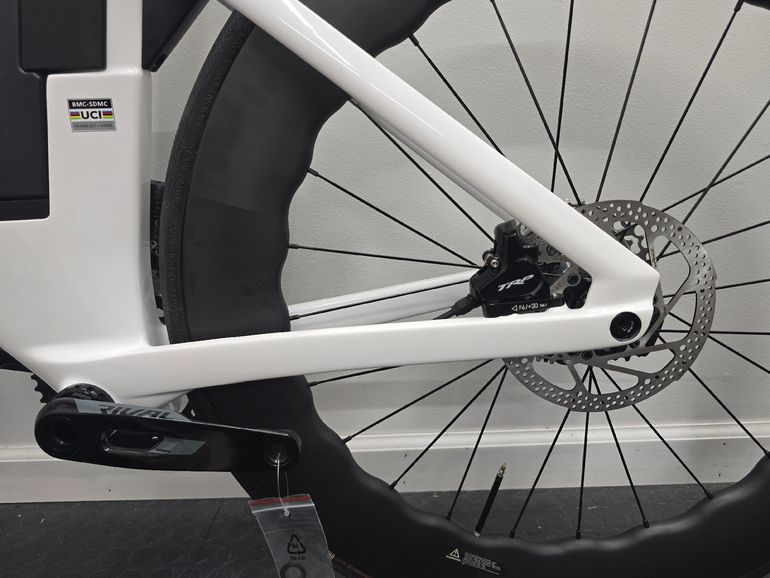 Used BMC Timemachine SRAM Rival eTap AXS 2025 Road & Gravel, White — image 13 of 17