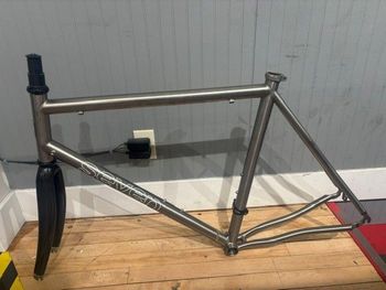 Used Seven Cycles Axiom SL Frameset 2013 Road & Gravel, Light Gray — image 5 of 6