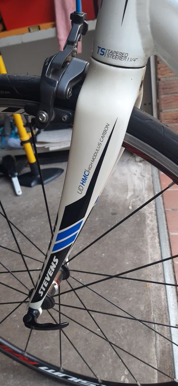 Used Stevens Custom Aspin 2014 2014 Road & Gravel, White — image 5 of 5
