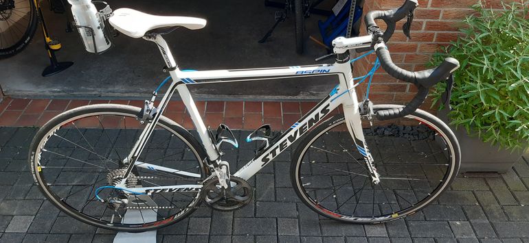 Used Stevens Custom Aspin 2014 2014 Road & Gravel, White — image 1 of 5