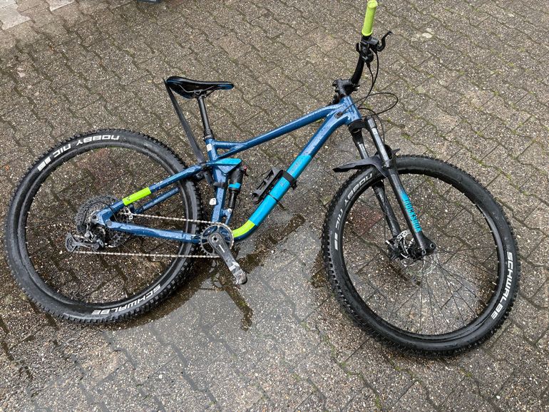 Used CUBE STEREO 120 PRO 29 2021 2021 Mountainbike, Blue, 29 — image 1 of 5